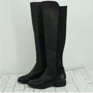 Blondo Women’s Velma Over the Knee Leather Waterproof Black Boots